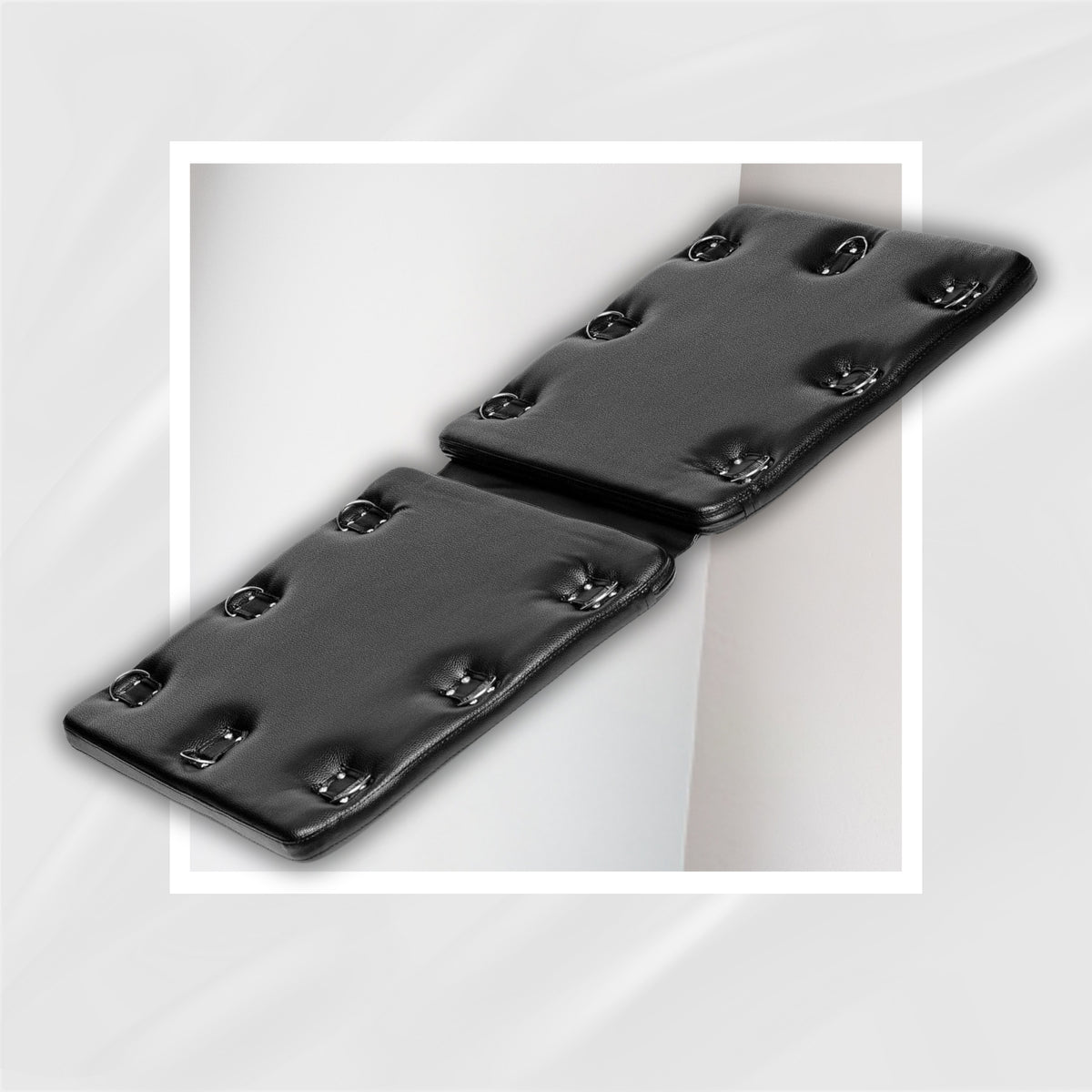 DarkSlab Foldable Padded Bondage Board with 14 D-Rings