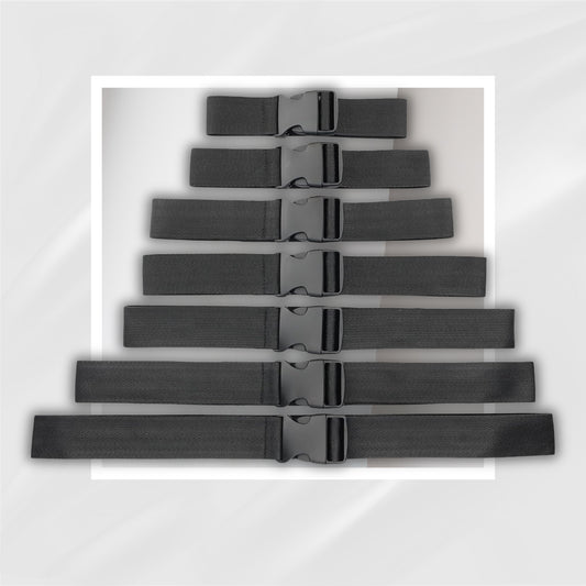 SilkTension 7-Piece Nylon Bondage Strap Restraint Set for Couples