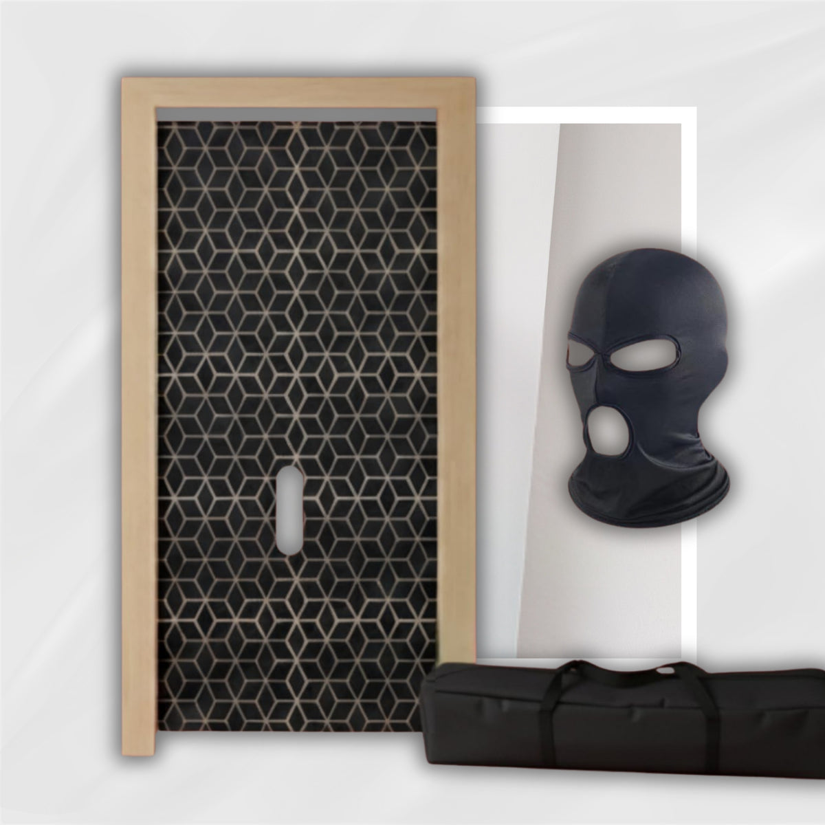 ThresholdRush Portable Glory Hole Wall Kit for Doorways with Carry Case