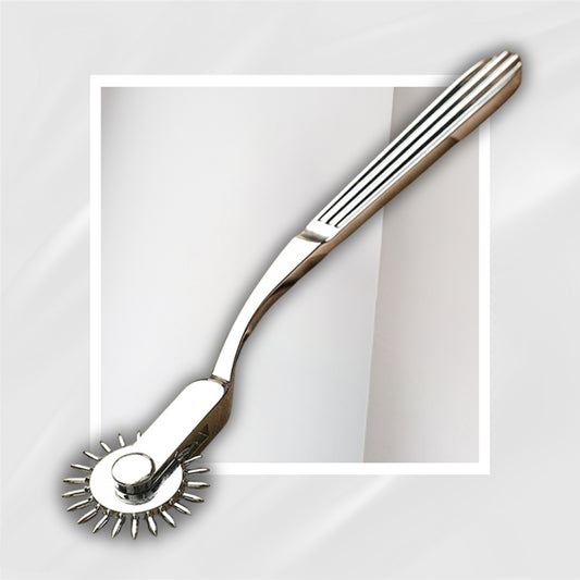 EuphoricNight Stainless Steel Wartenberg Pinwheel for BDSM Sensation Play