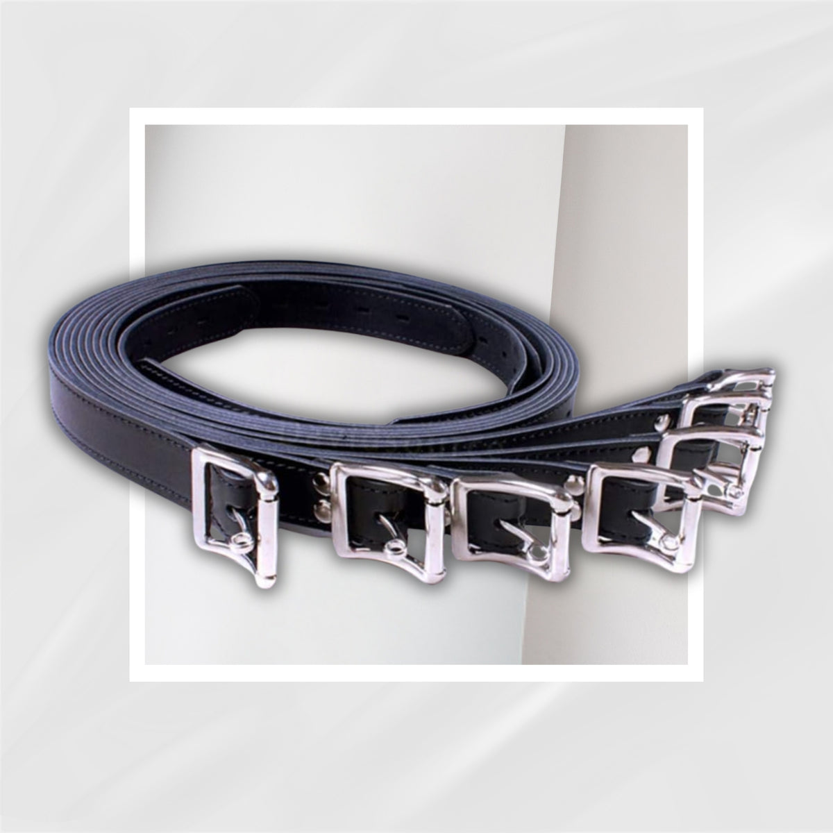 SeveredBonds 7-Piece Faux Leather Full Body Bondage Strap Set