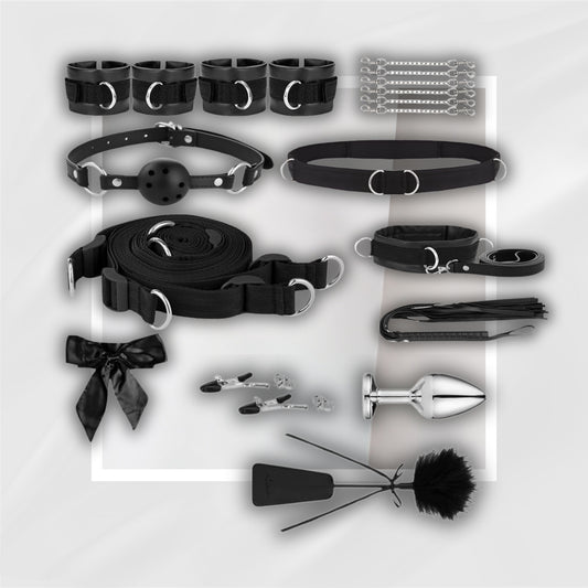 DarkSpread 13-Piece Under-Bed Restraint Kit with Steel Chains