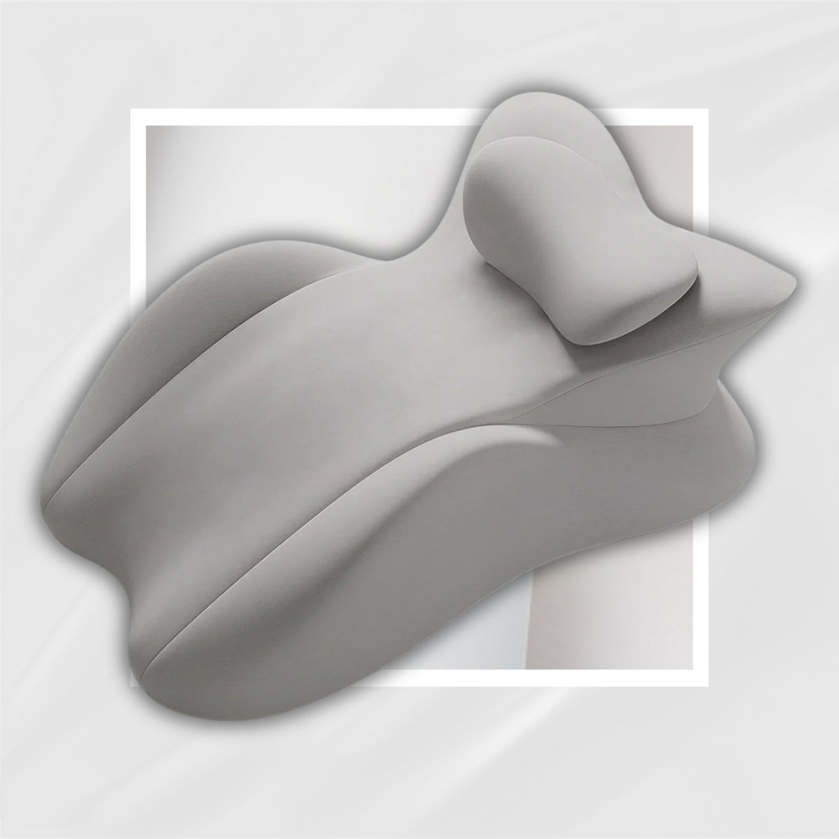 DuskRise Memory Foam Sex Wedge Pillow with Removable Neck Pillow