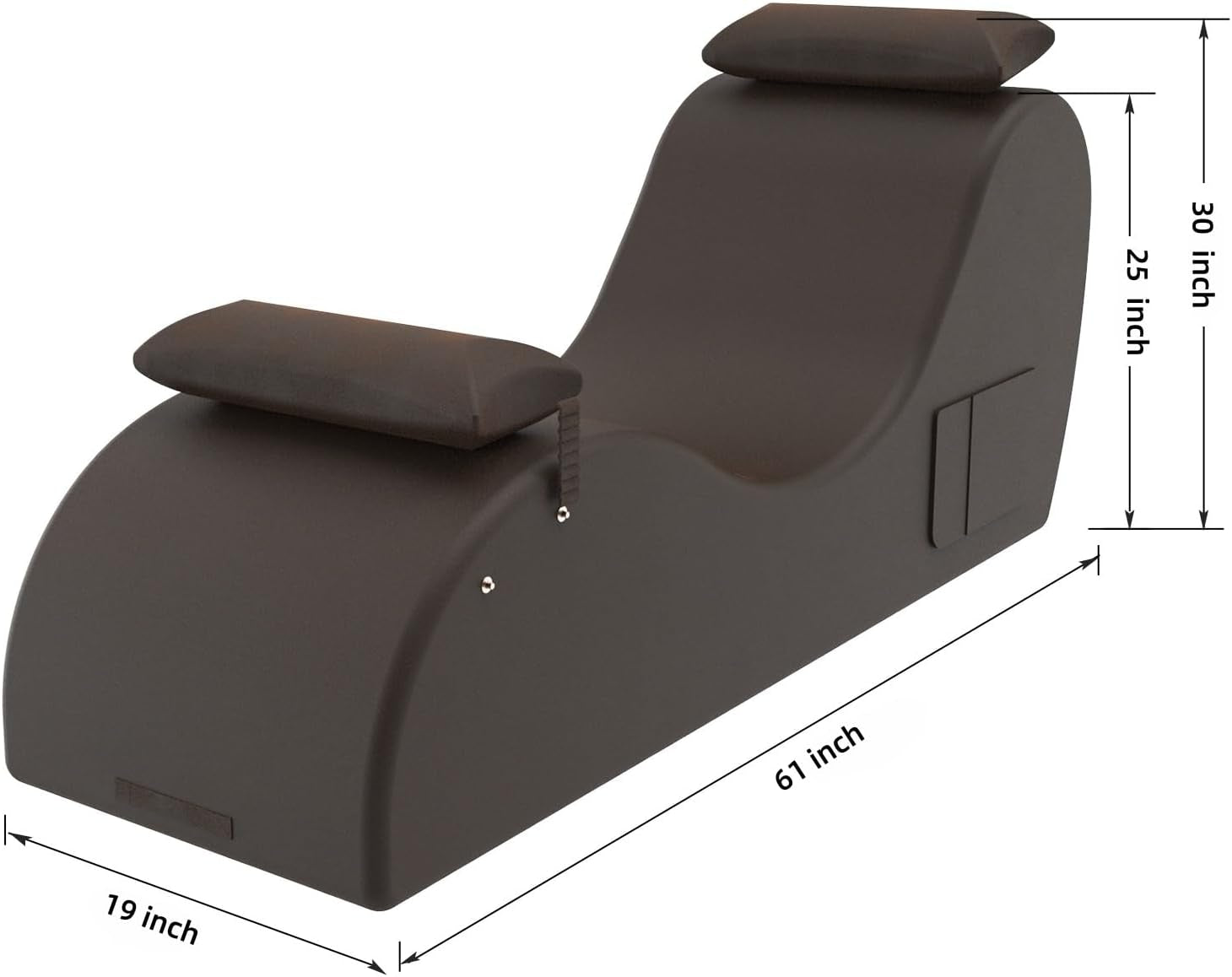 EmberArc Sex Position Chaise with Headrest & Foot Pad