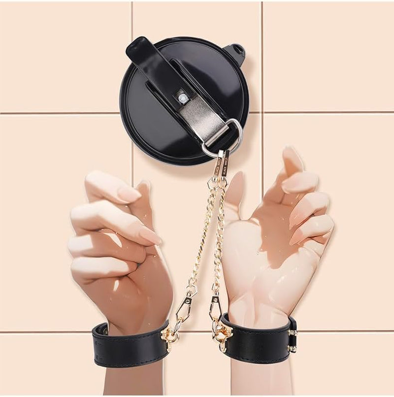 DuskGrip Shower Bondage Suction Cup Handcuffs