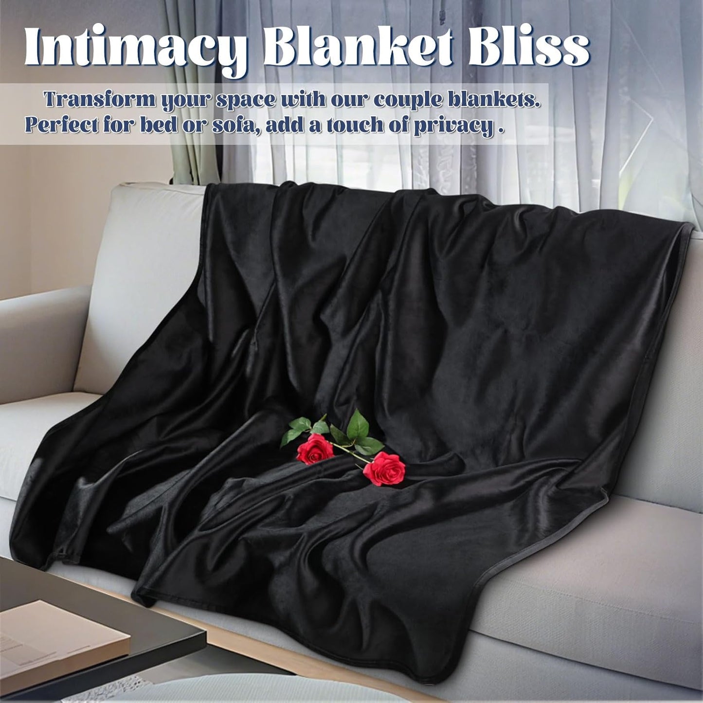 Waterproof Sex Blanket for Bed Intimacy, Queen Size 72 * 54 Inch 3 Layer Leakproof Mattress Protector Sex Mat for Adult, Reusable & Stainproof Throw Blanket Cover for Bed Couch Sofa Protection