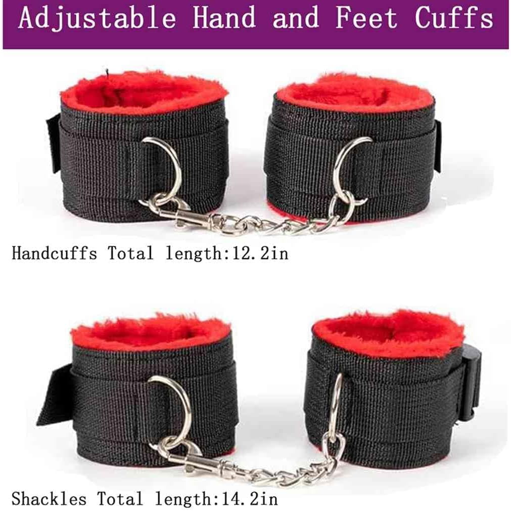 QueenTie 12-Piece BDSM Restraint Kit