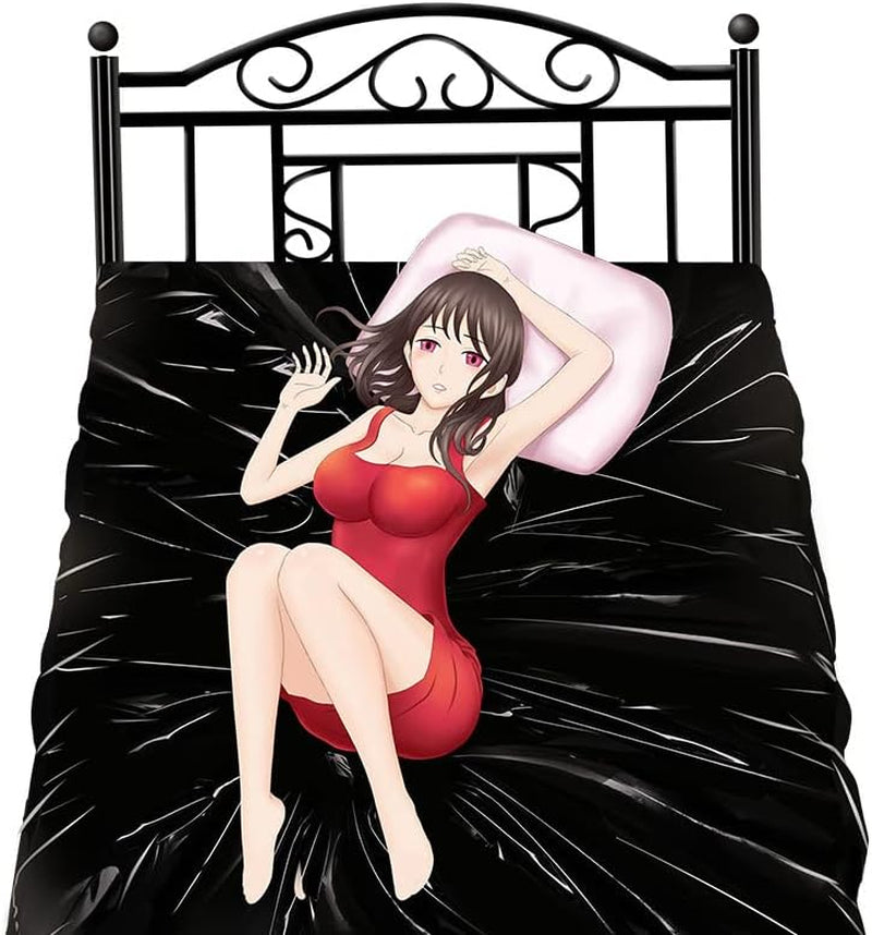 BDSM Waterproof Adult Sex Bed Sheets, Mess-Proof Play Sheet for Adults,Versatile Waterproof Bed Mattress Cover for Couple Messy Play and Bed Protection