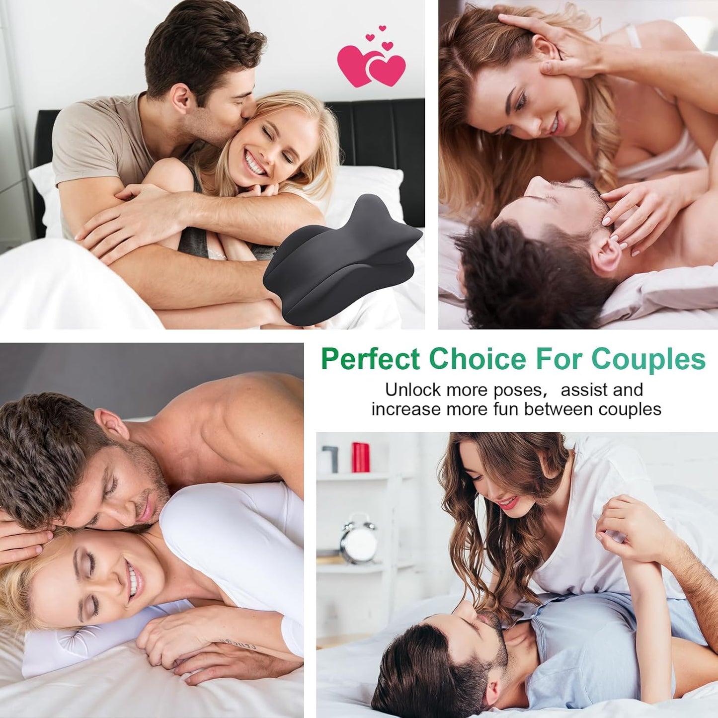 AllureAscent 27° Sex Position Wedge Pillow for Couples