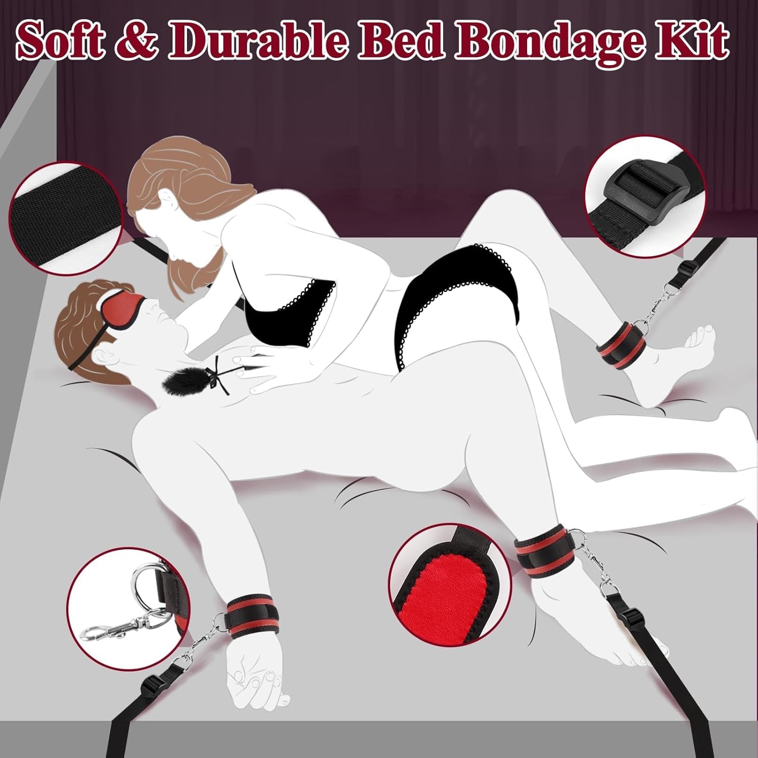 ViceLoop BDSM Bed Restraint Kit