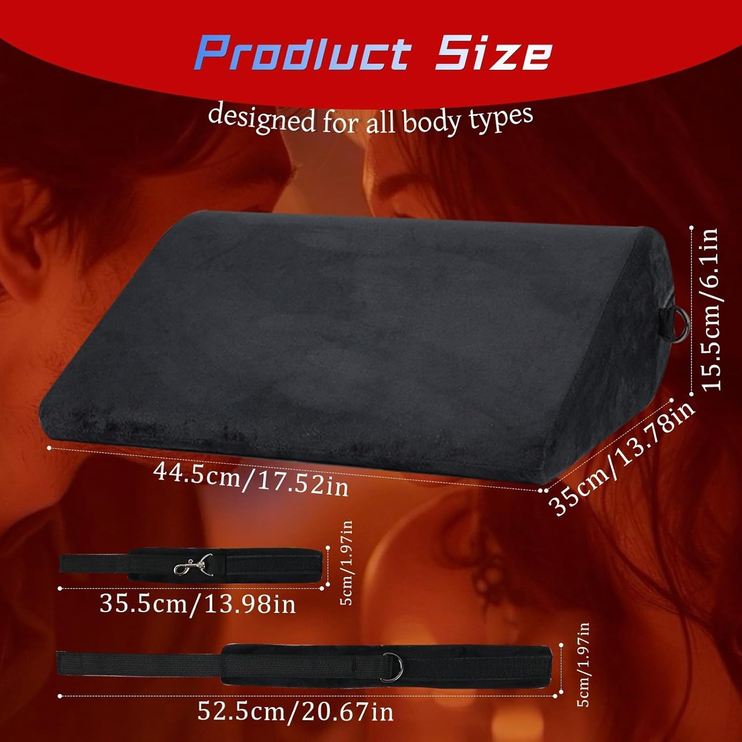 ViceLift Sex Pillow Set with Cuffs