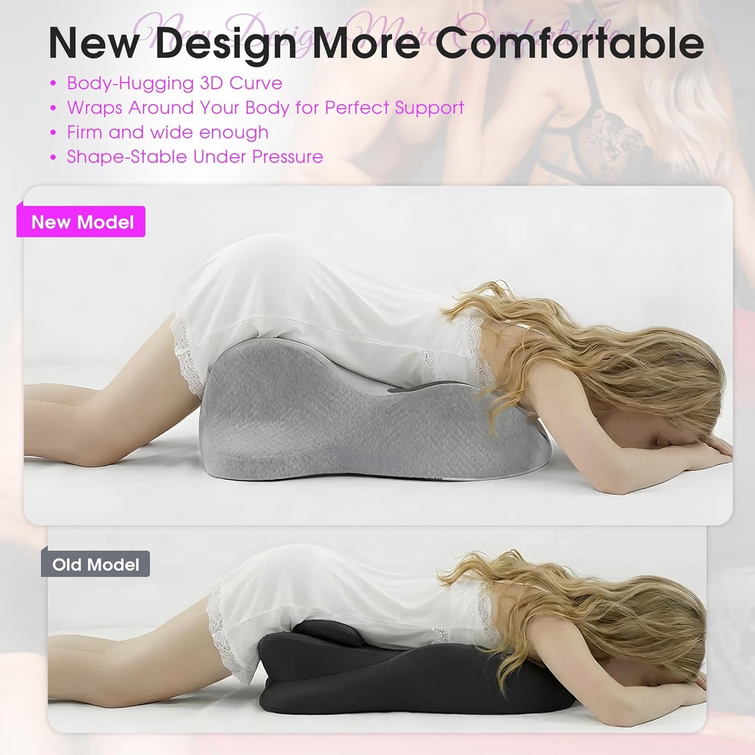 NoirAngle 27° Sex Pillow Wedge for Couples
