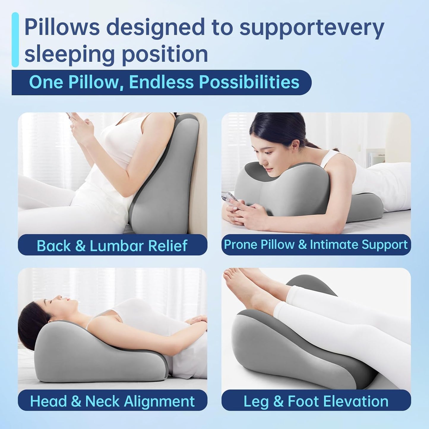 MidnightCurve Memory Foam Sex Position Pillow