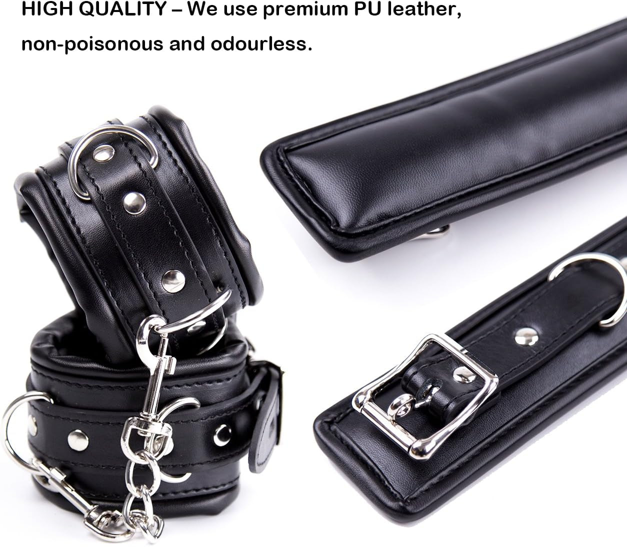 NightGrip Plush BDSM Wrist Cuffs