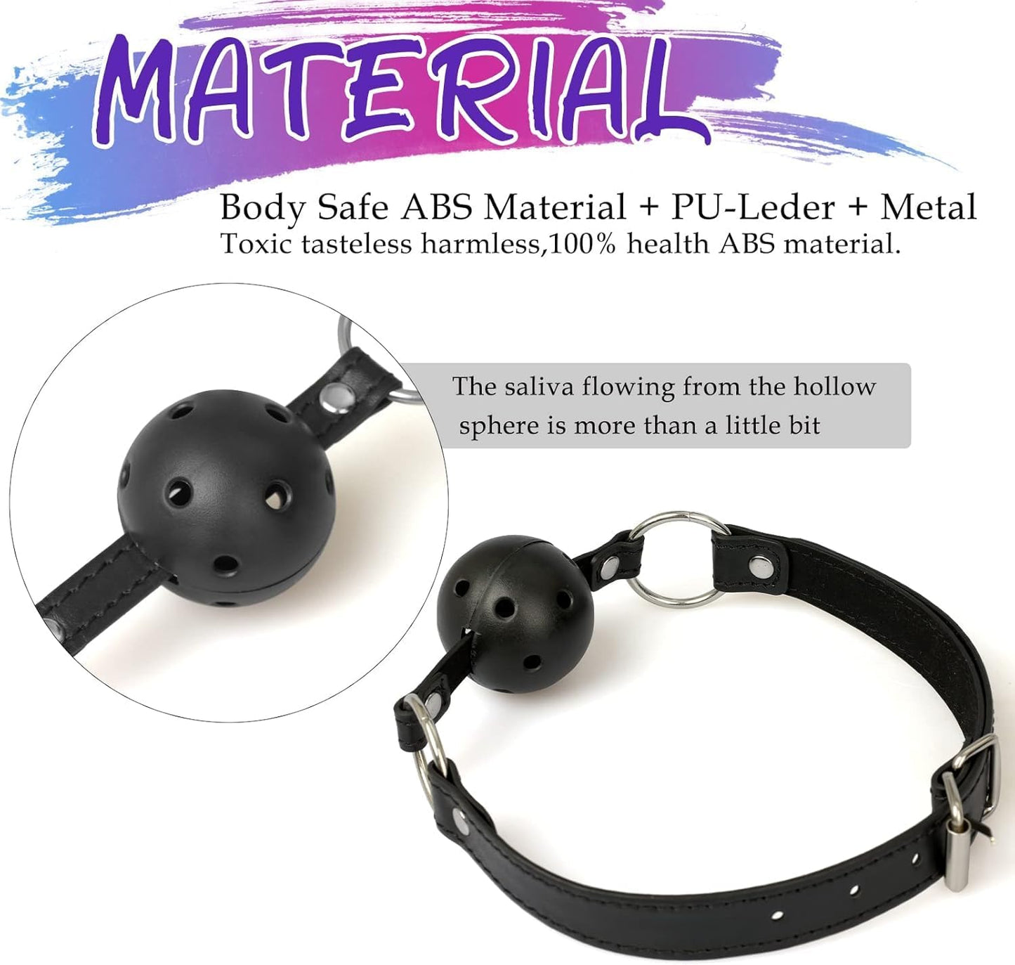 SensorySurrender Bondage Set – Ball Gag, Nipple Clamps & Plug