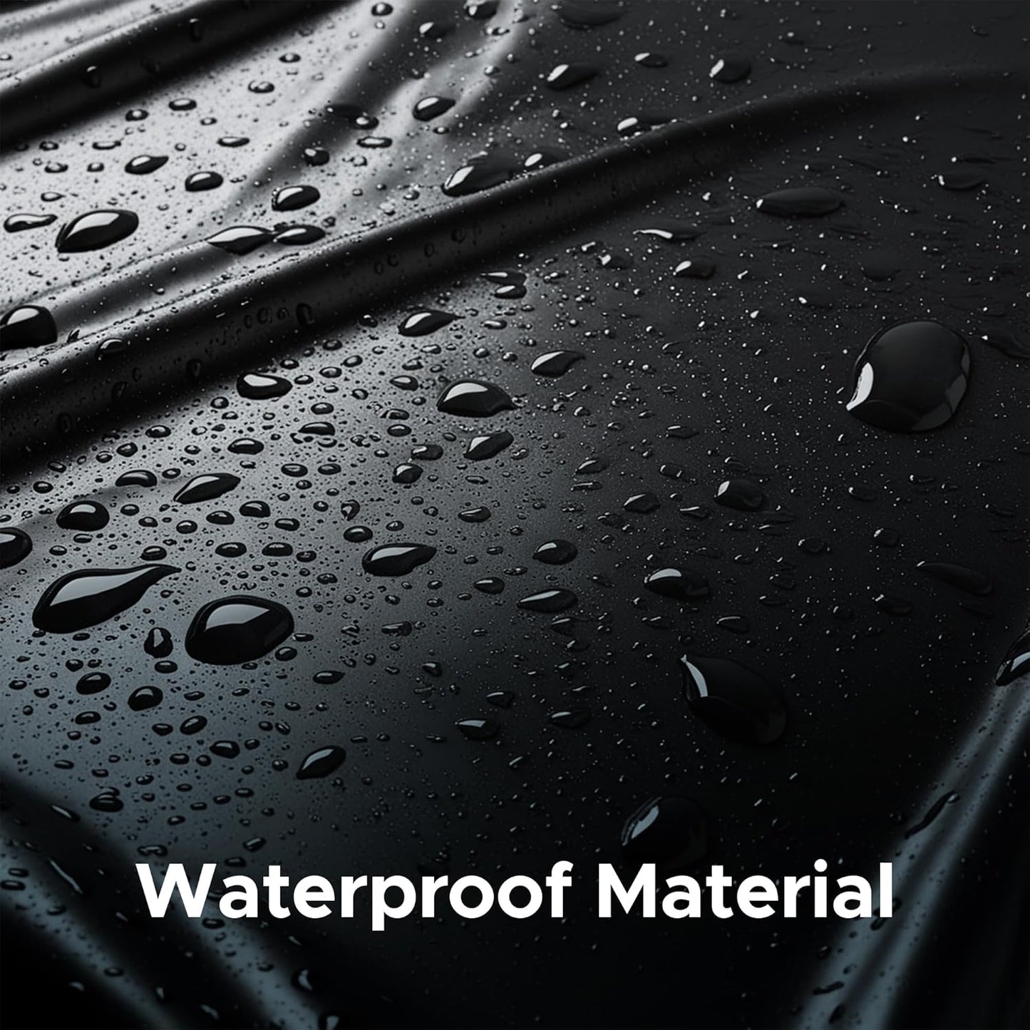 Black Vinyl Queen Waterproof Fitted Massage Bed Sheet with Side Pocket | Mattress Protector, Bed Cover for Nuru Massage - Oil, Water-Based, Silicone Safe | 60'' X 80'' + 14'' Deep Pocket