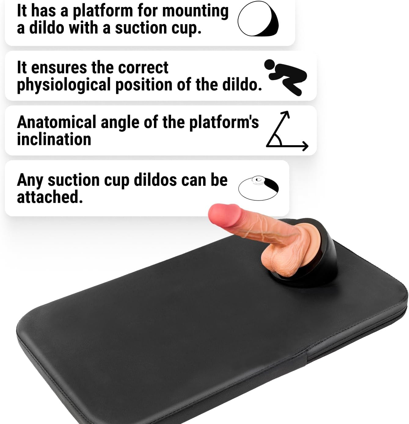 NoirLock Premium Dildo Mount Platform for Suction Toys