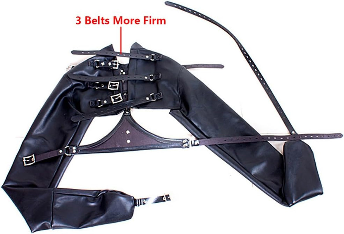 HighCollar Cupless Neck Collar BDSM Breast Harness