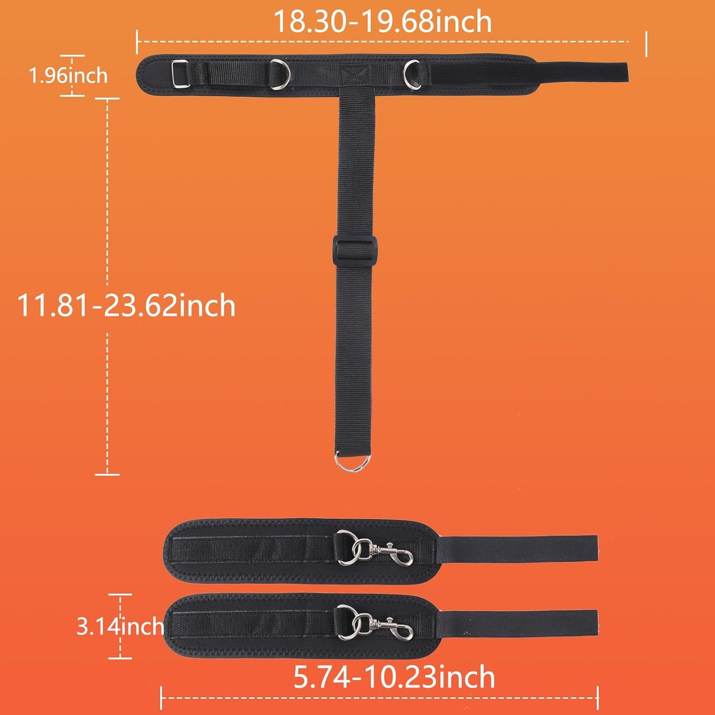 NapeLock Neck to Wrist BDSM Restraint