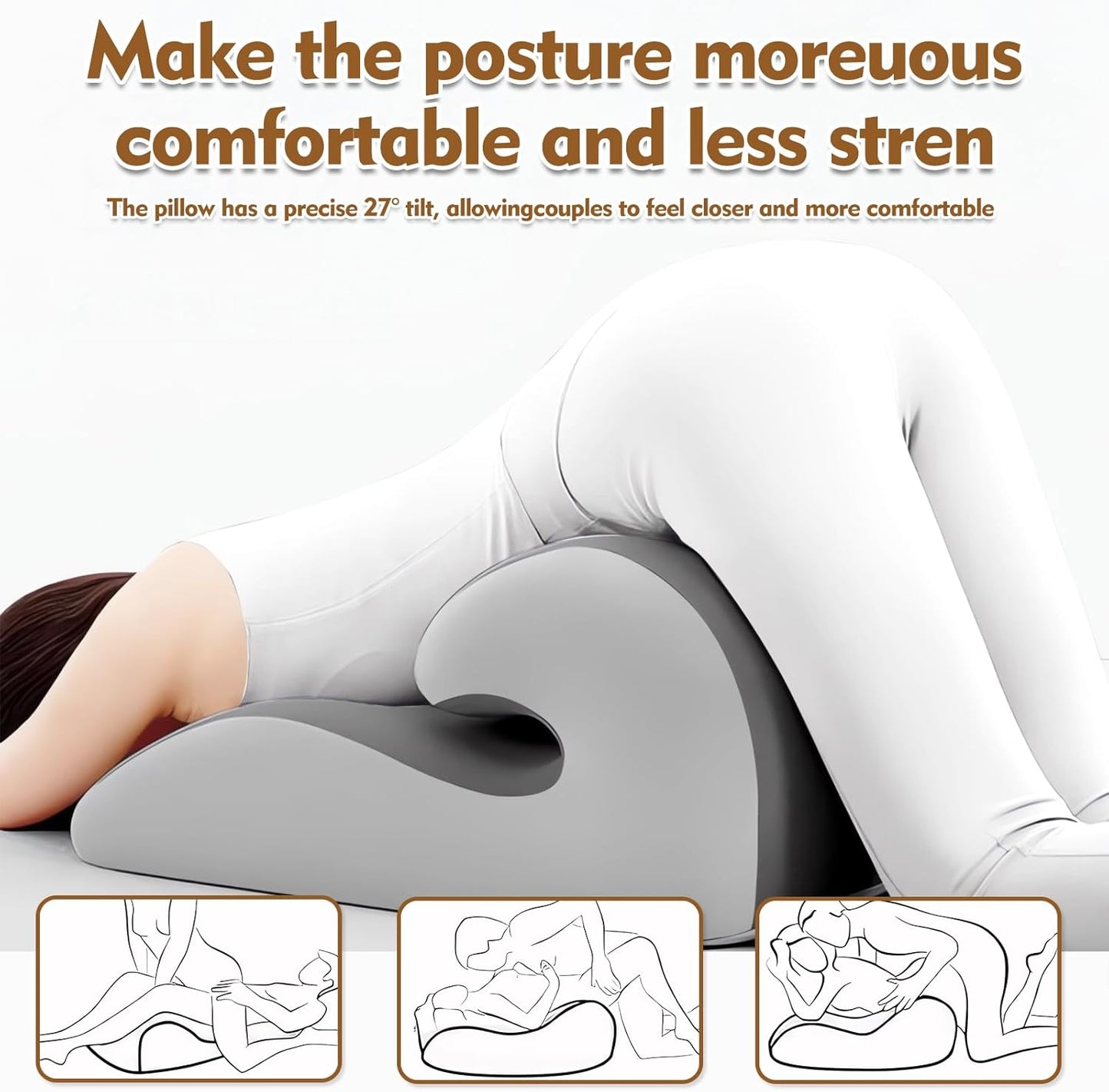 DuskRest Memory Foam Sex Positioning Pillow