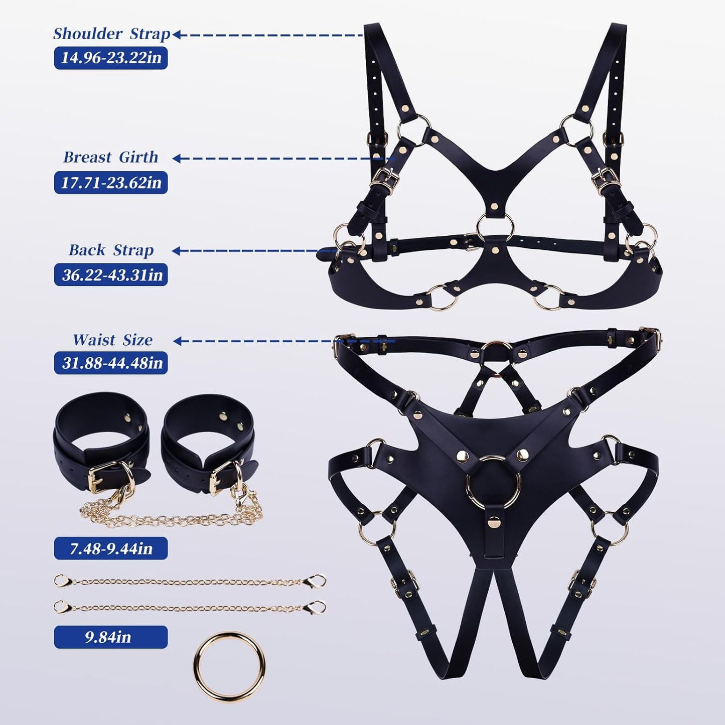 DarkCurve BDSM Harness Restraint Kit