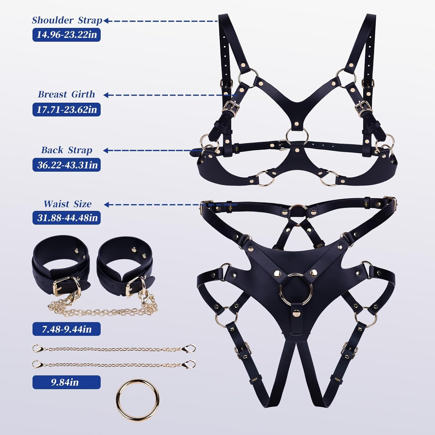 DarkCurve BDSM Harness Restraint Kit