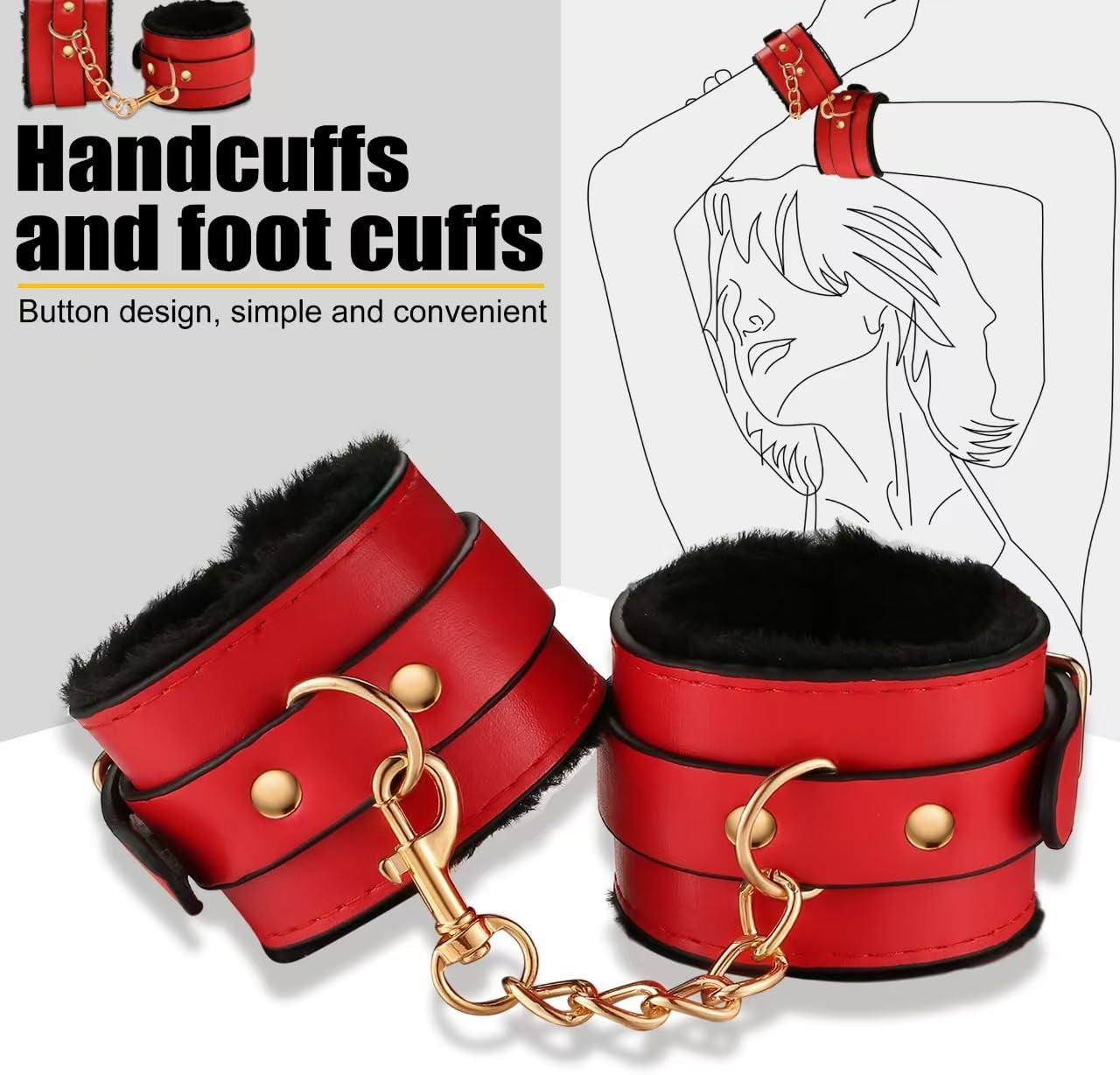 ShadowBond BDSM Bondage Kit for Couples