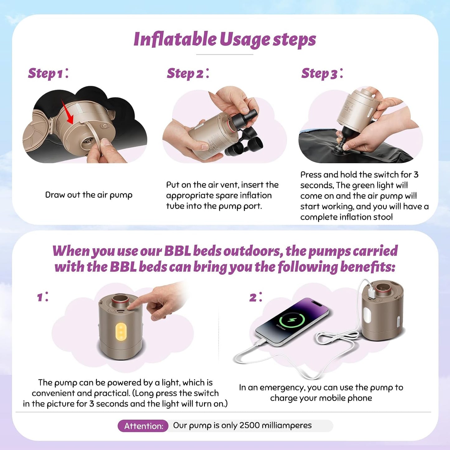 CaramelContour Inflatable Sex Sofa & BBL Recovery Bed