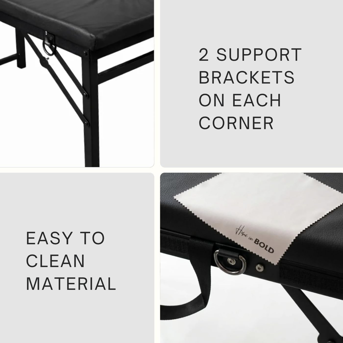 DuskAnchor Sex Positioning Table with Stirrups & Anchors