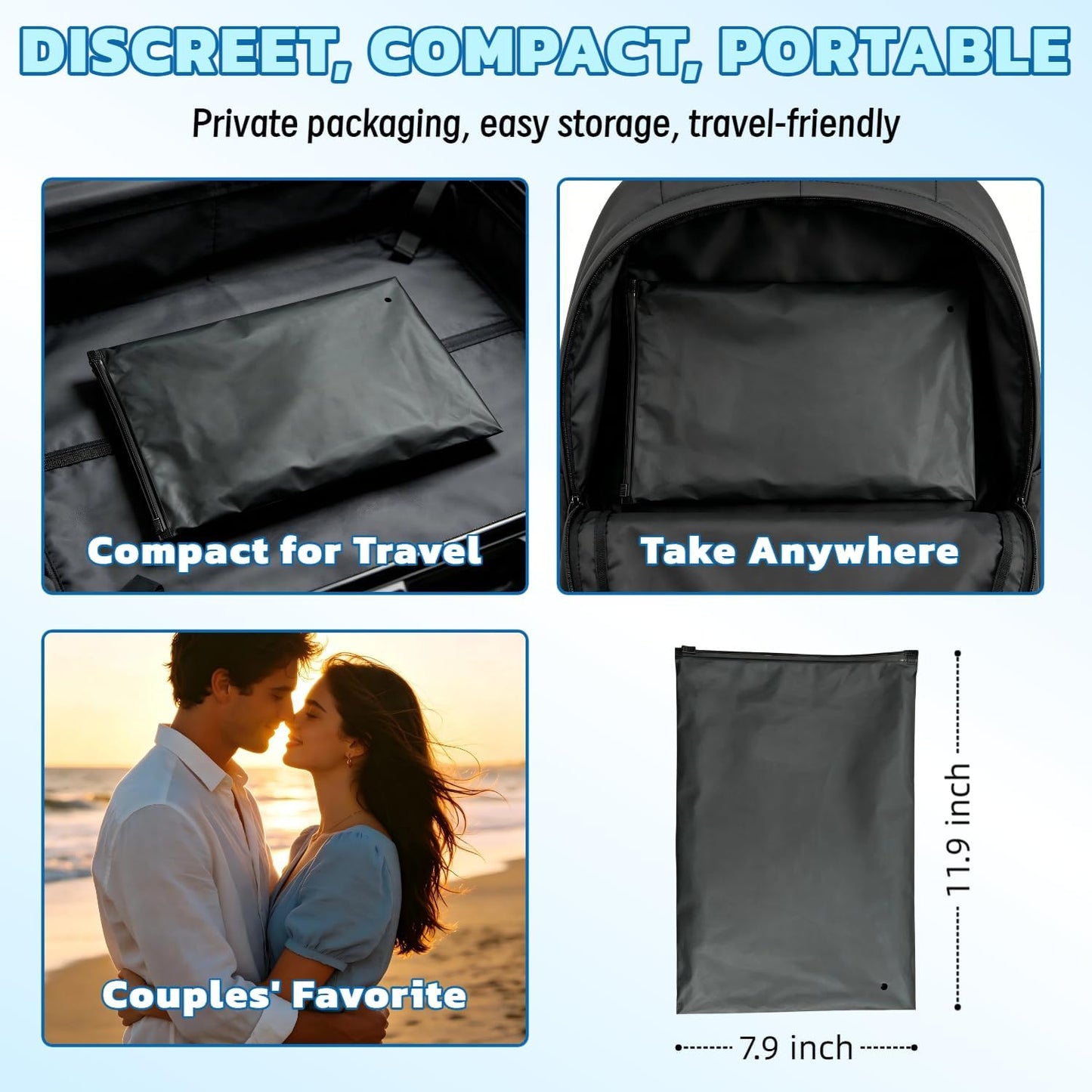 NoctisSable Inflatable Sex Cushion, Toy Mount | Hands-Free Couples