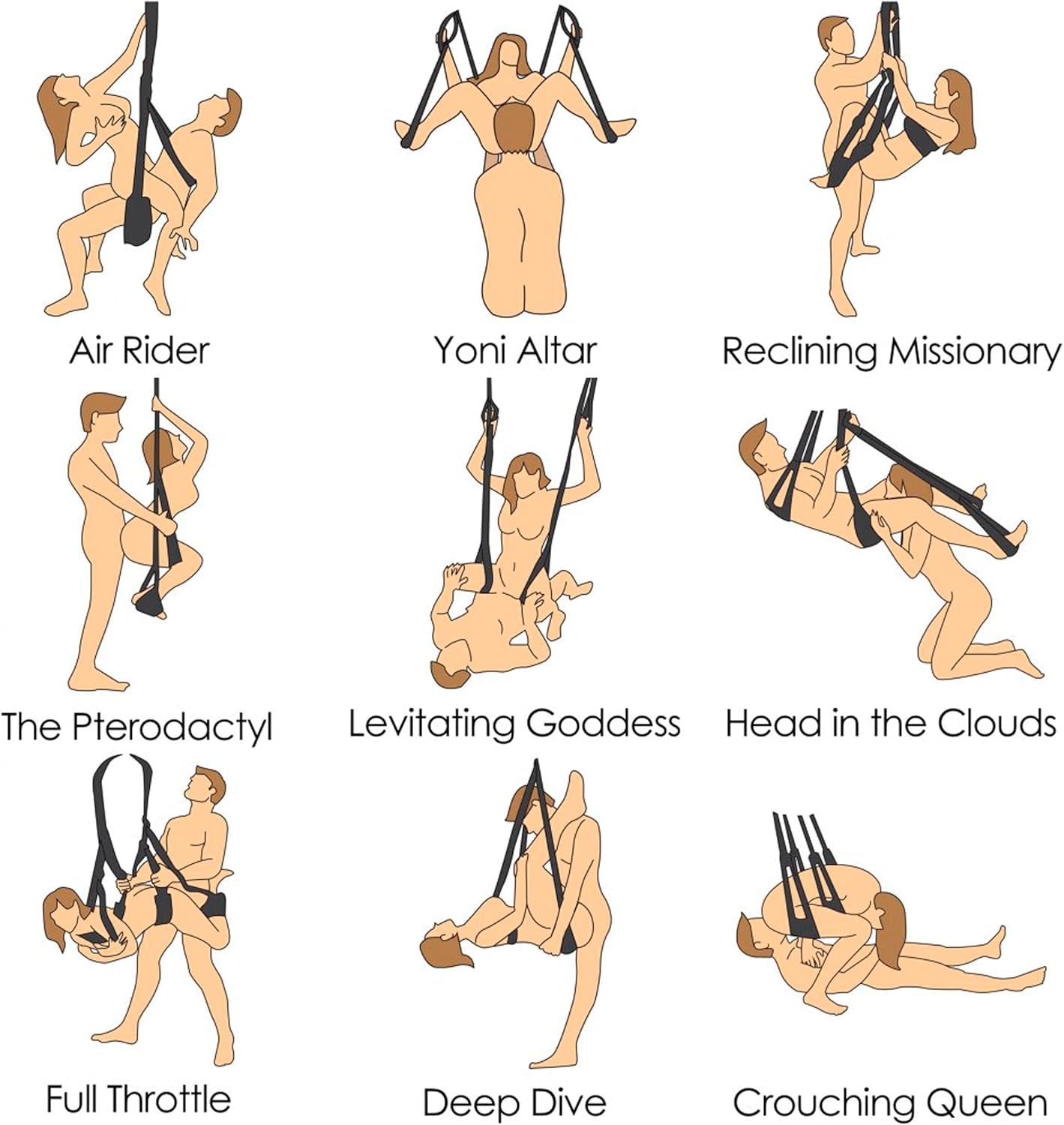 OrbitLock 360° Spinning Sex Swing