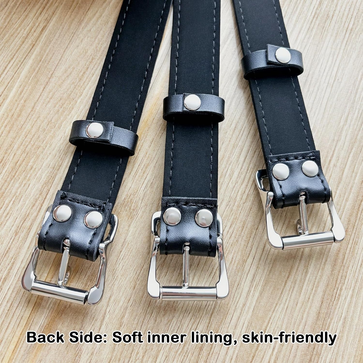ShadowLine 7-Piece Premium PU Leather Bondage Straps