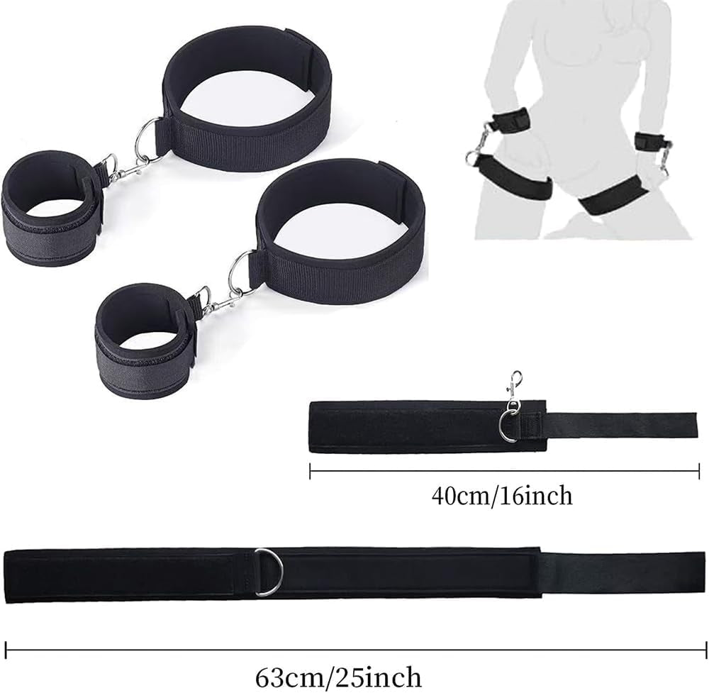 SubmissionRamp Sex Position Pillow & Bondage Cuff Set for Couples