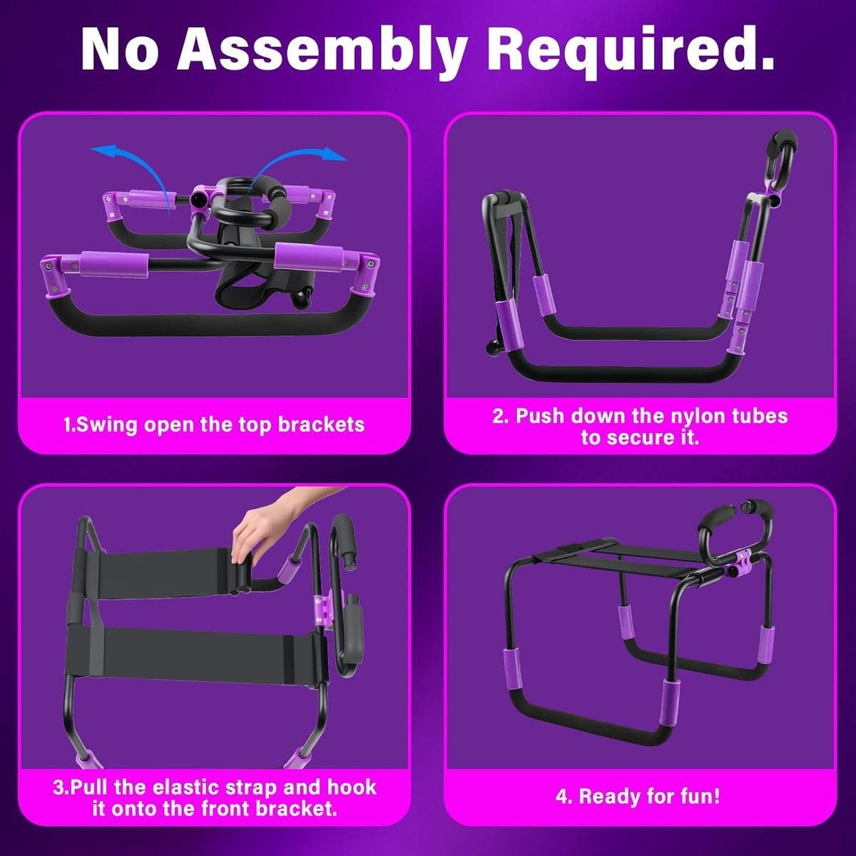 ViolettaRig Foldable Sex Chair with Rocking Bridge and Dildo Attachment