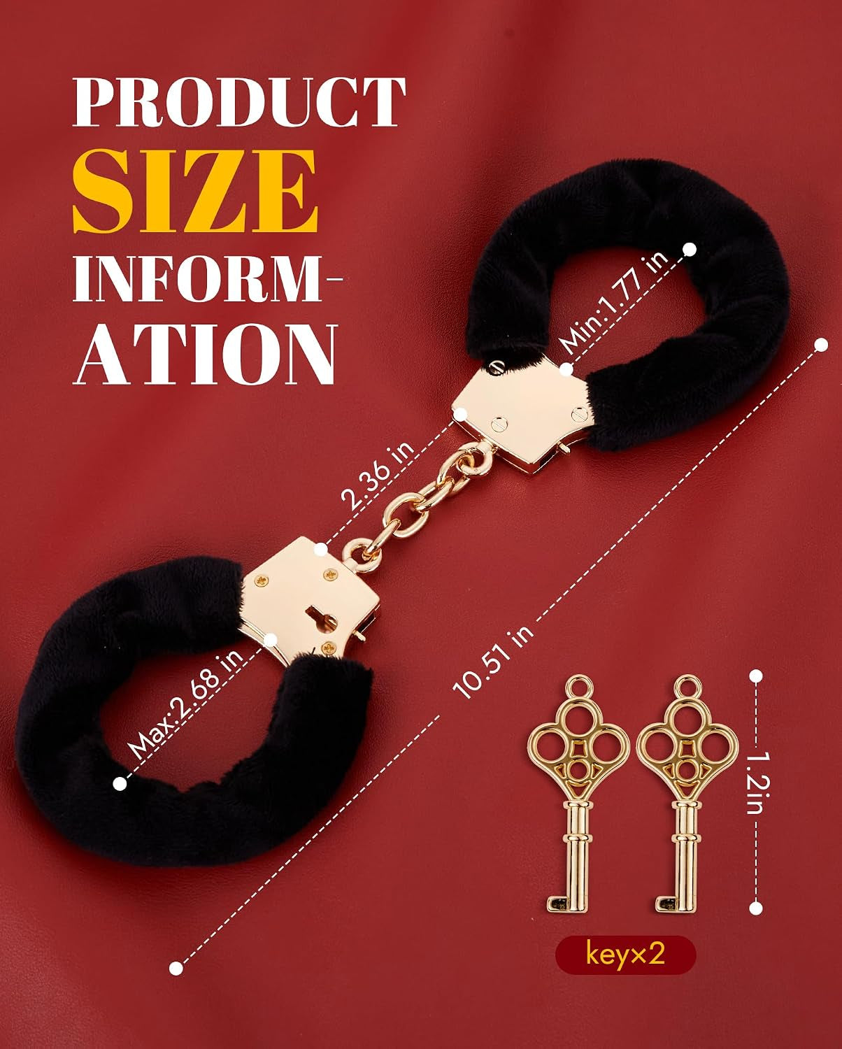 VaultedDesire BDSM Handcuffs | Adjustable Metal Restraints