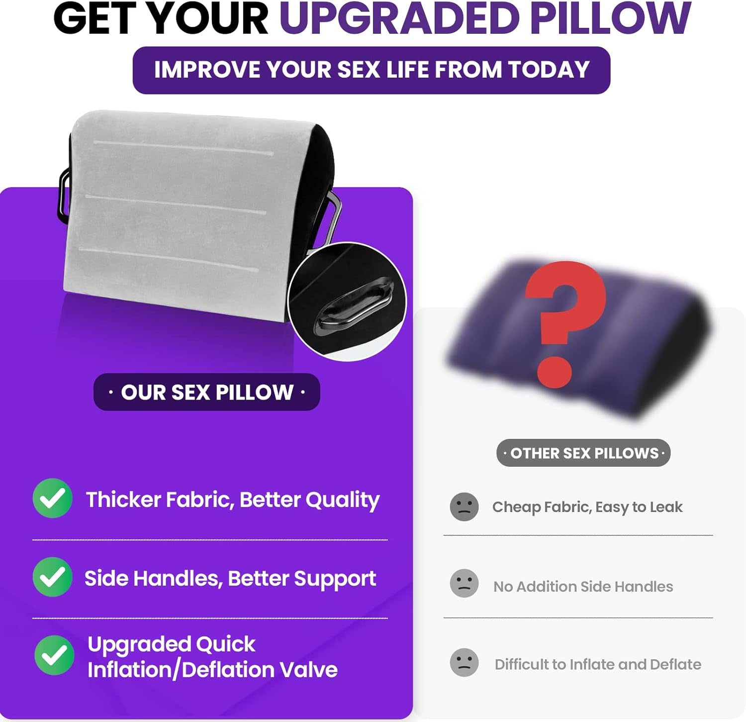 AngleLush Inflatable 30° Sex Position Pillow