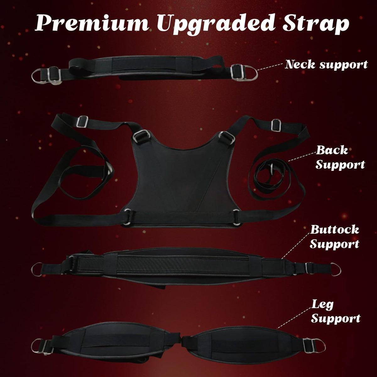 NightRig Freestanding Sex Swing and Bondage Sling BDSM Furniture