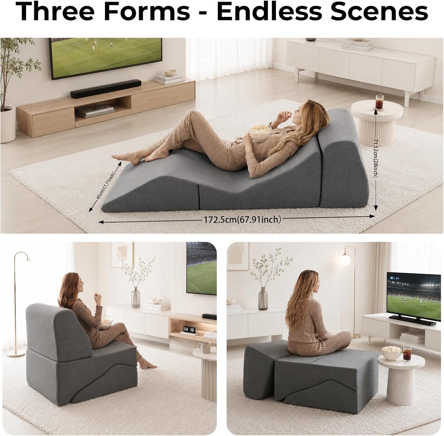 ZeroGravity 3-in-1 Convertible Sex Chaise Lounge