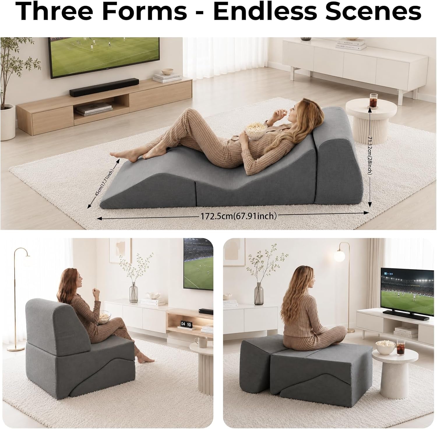 ZeroGravity 3-in-1 Convertible Sex Chaise Lounge