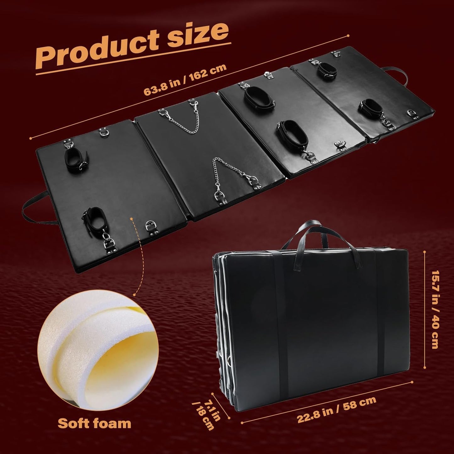 BlackOut Premium Bondage Bed Restraint Mat