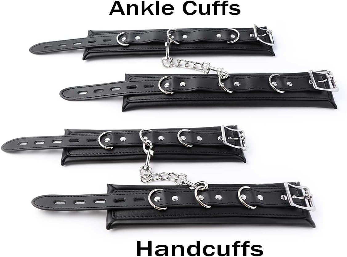 NightOnyx Padded BDSM Wrist & Ankle Cuff Set