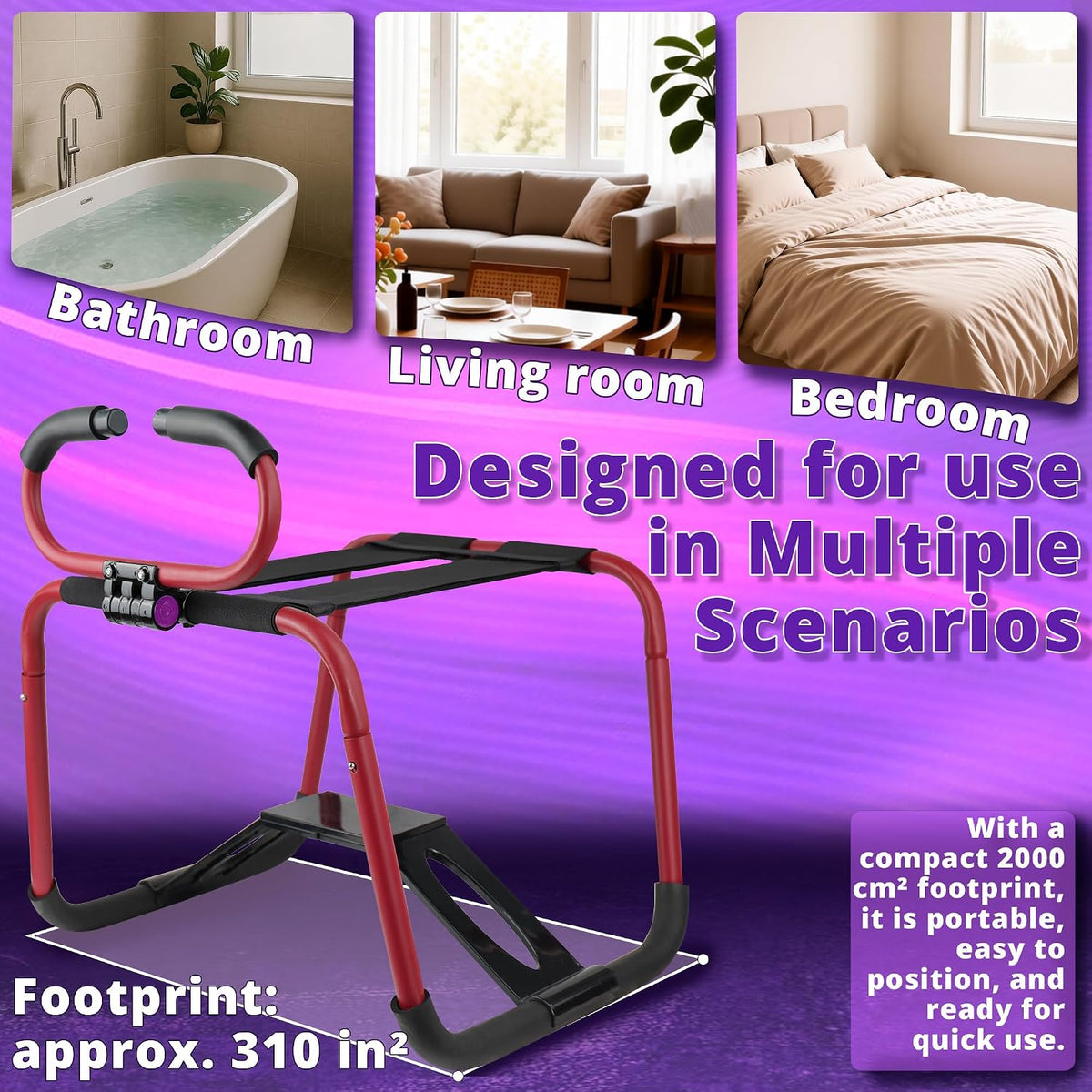 NightVelour Bouncing Sex Chair with Dildo Mount