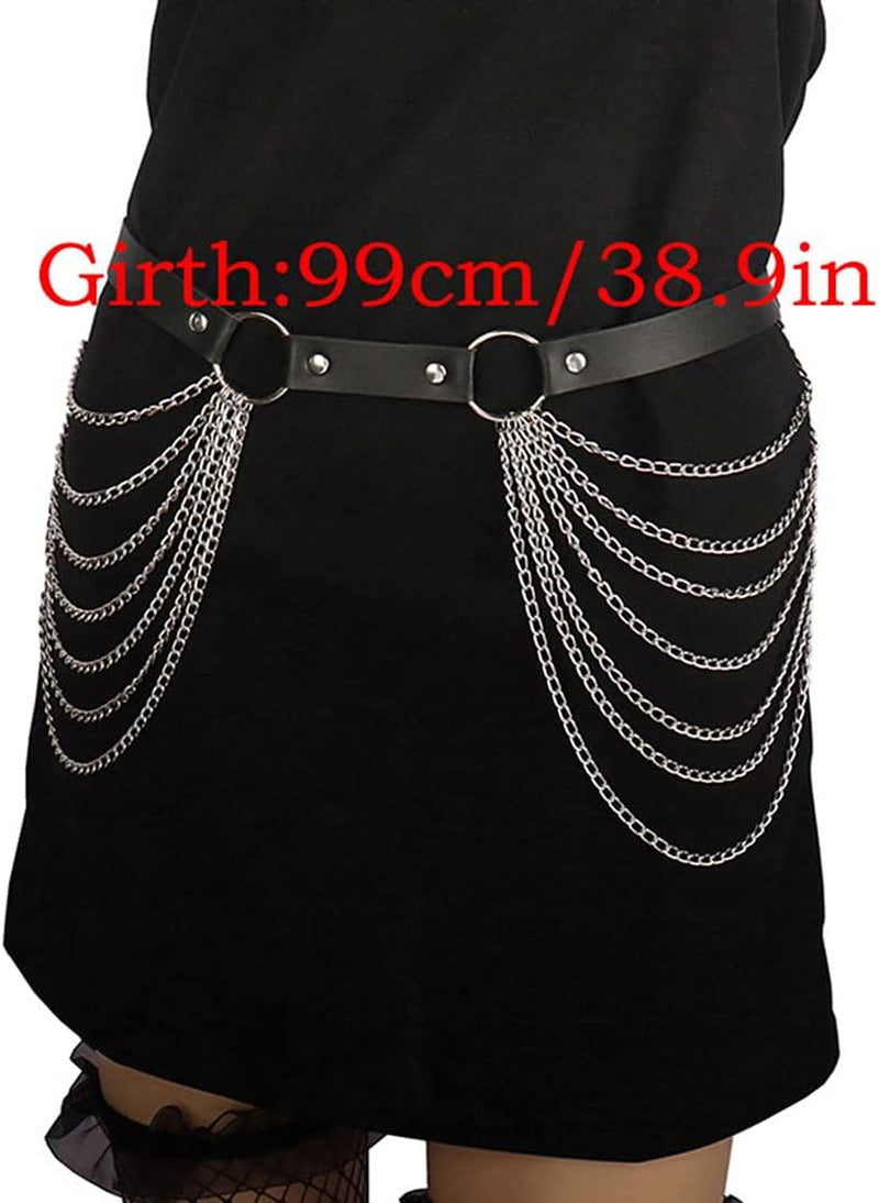 DuskGirdle Adjustable BDSM Role-Play Waist Chain