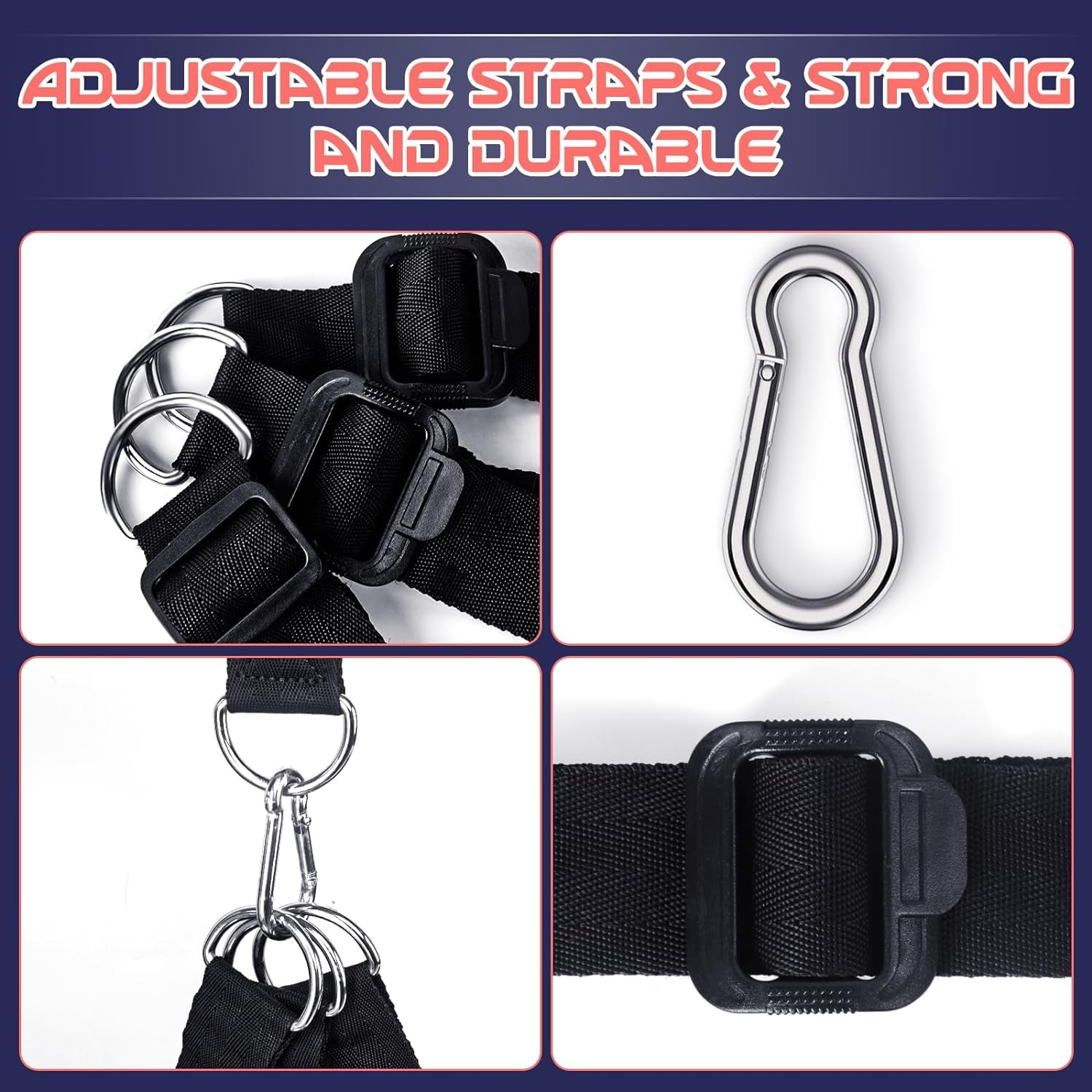 Door Sex Swing with Seat, Adult Sex Toys Bondage Love Slings for Adult Couples with Adjustable Straps, Holds up to 300Lbs