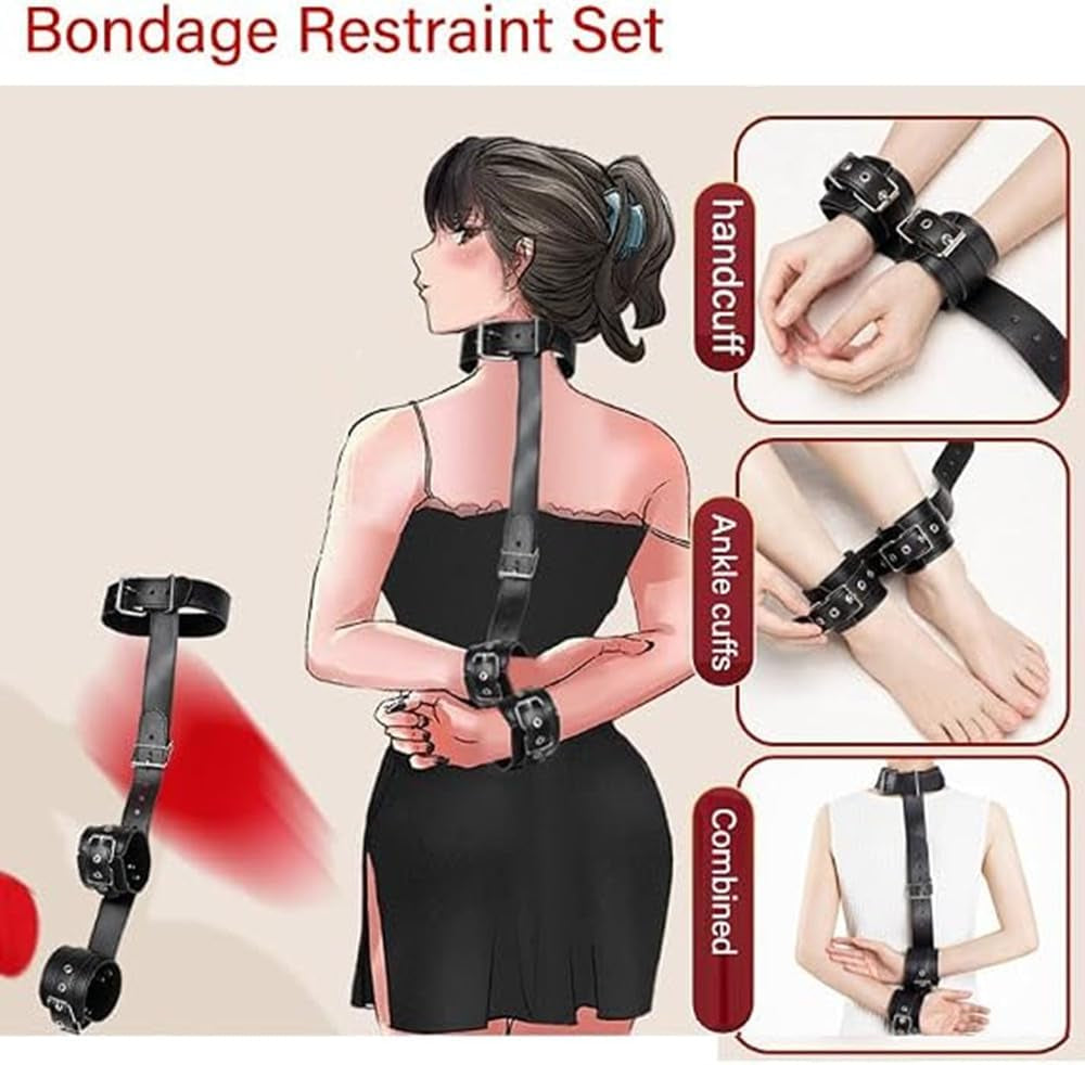 DuskDevotion Neck to Wrist Behind-the-Back Restraint