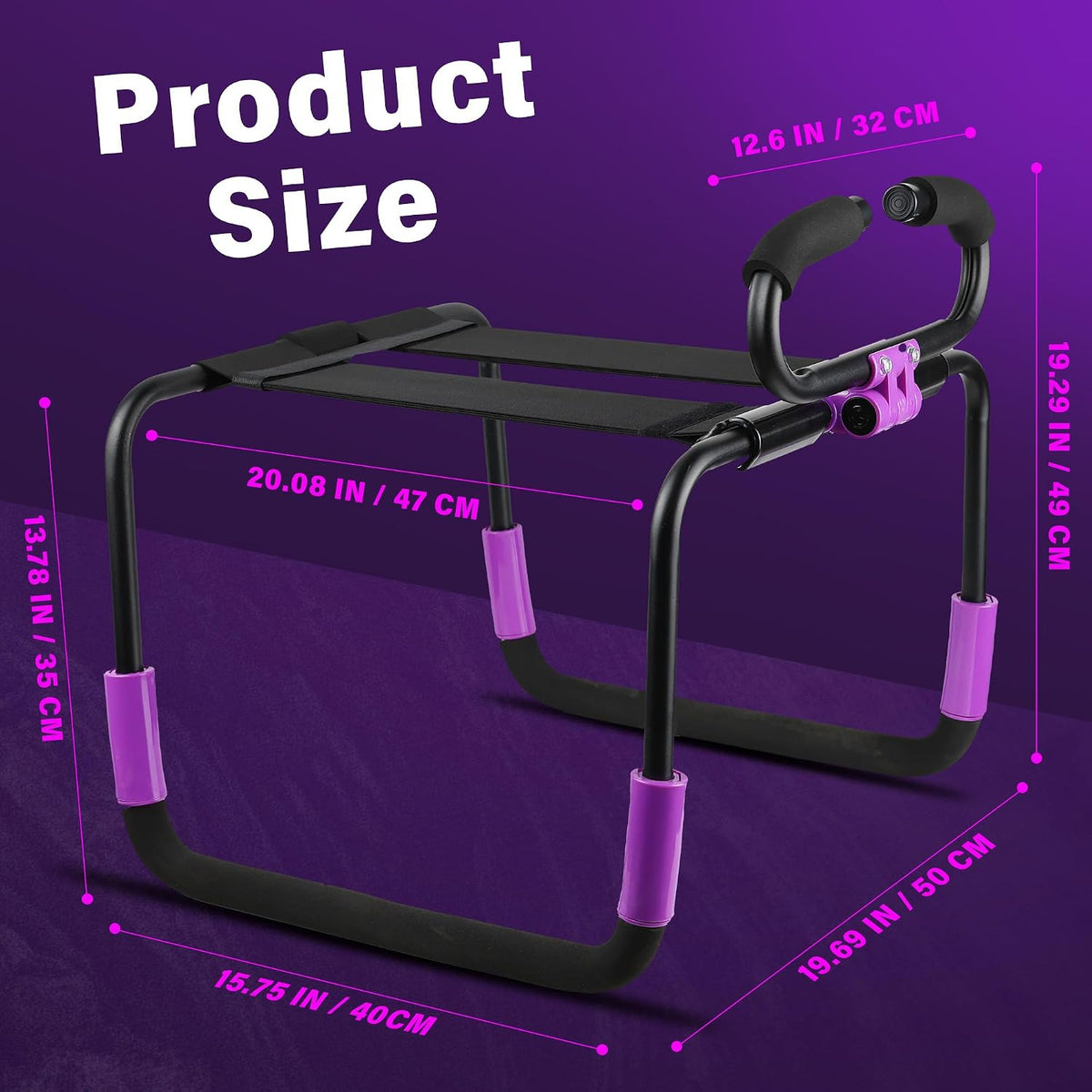 AmethystThrone Sex Chair with Rotating Armrests & Remote Dildo