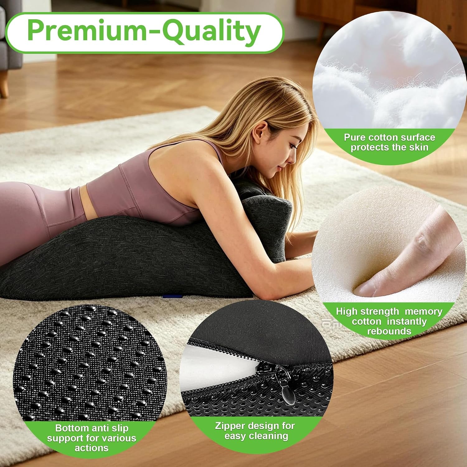 AllureAscent 27° Sex Position Wedge Pillow for Couples