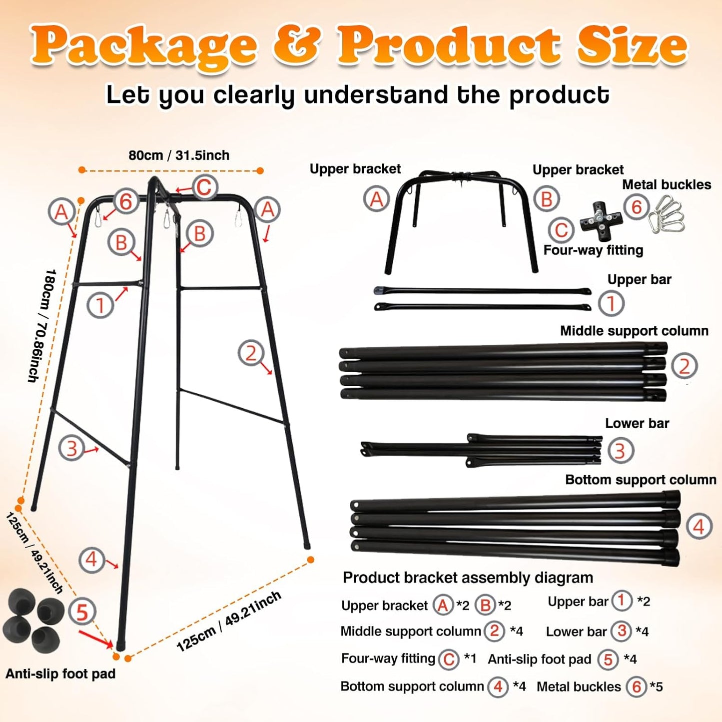 IronSway Freestanding BDSM Sex Swing Set