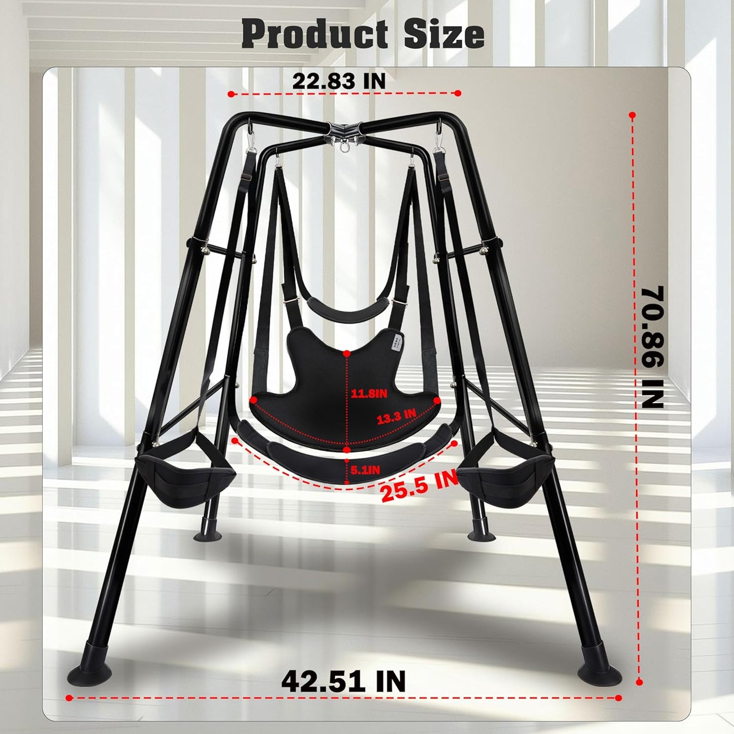 ObsidianArc Freestanding Sex Swing Stand