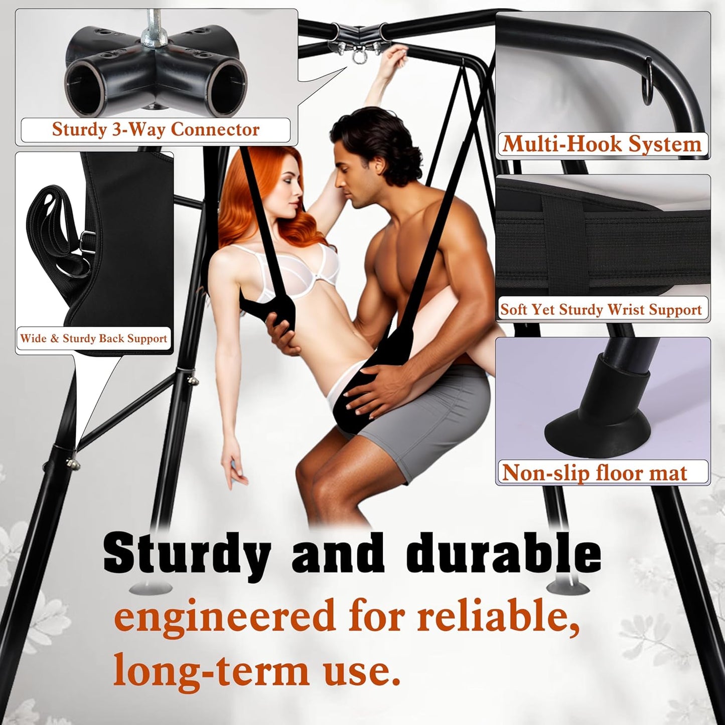 ObsidianArc Freestanding Sex Swing Stand
